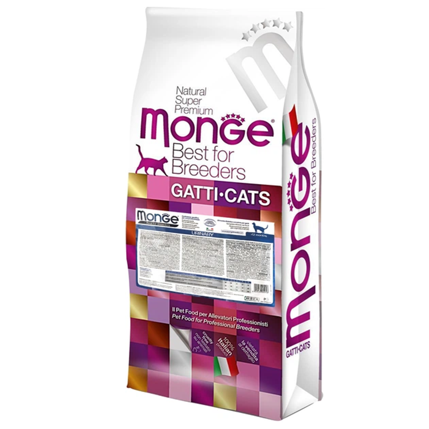 Monge Natural Superpremium Urinary для кошек, для профилактики мочекаменной болезни (мочевыводящих путей), с курицей, 10 кг