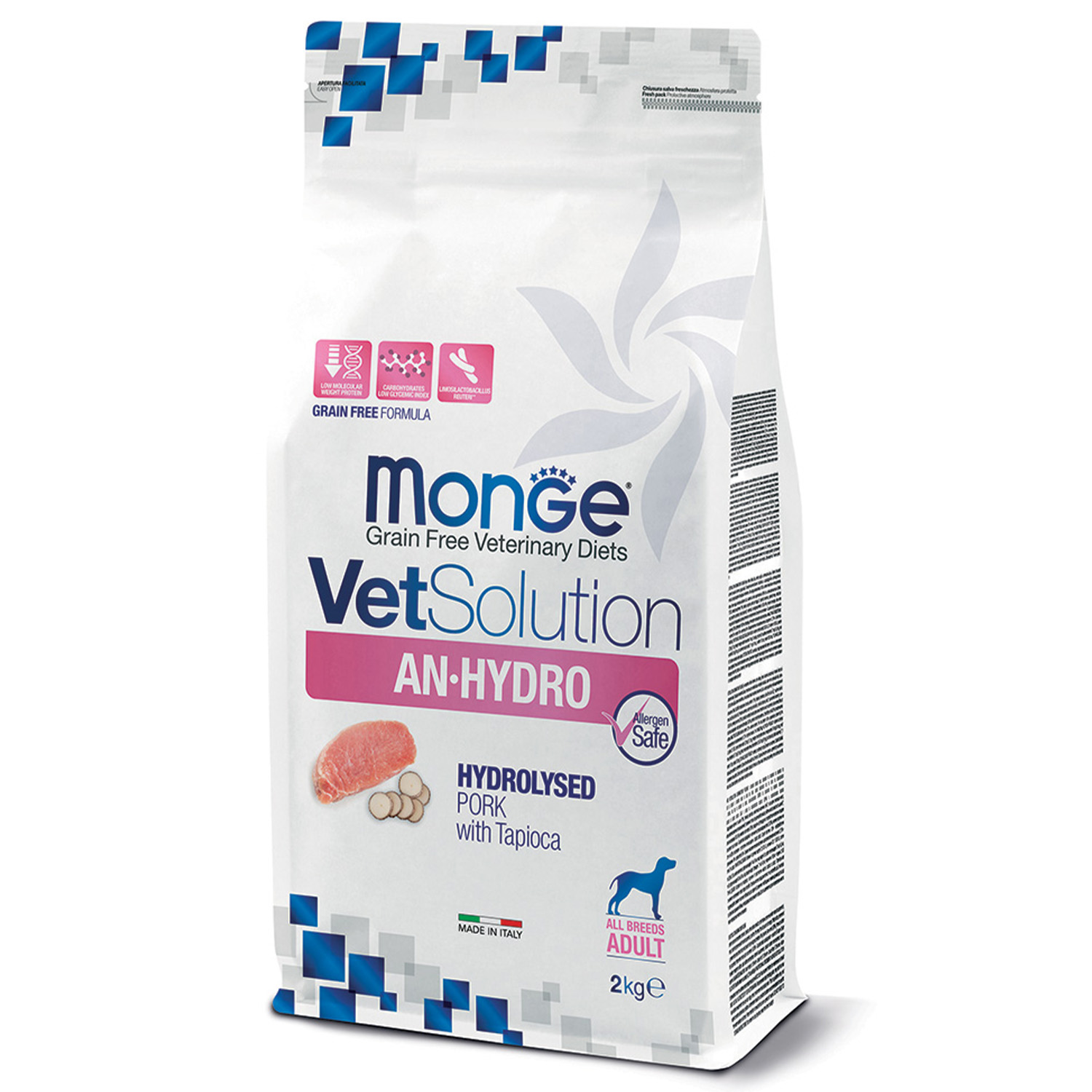 Monge Vetsolution An-Hydro for Dogs - to reduce food allergies 2 kg